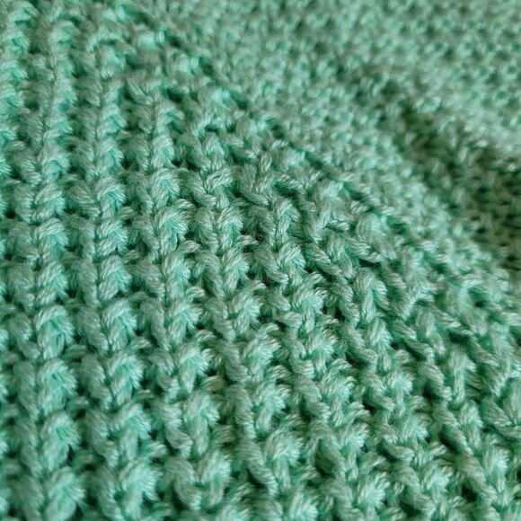 NWT Sonoma Chunky Knit Mint Sweater - Picture 7 of 9